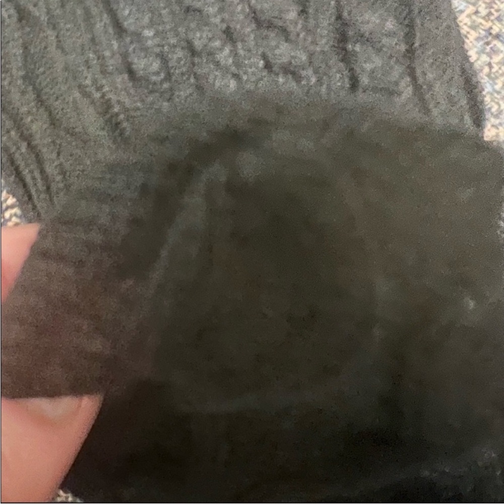 Black Cable Knit Over-the-Knee Socks - Picture 6 of 8
